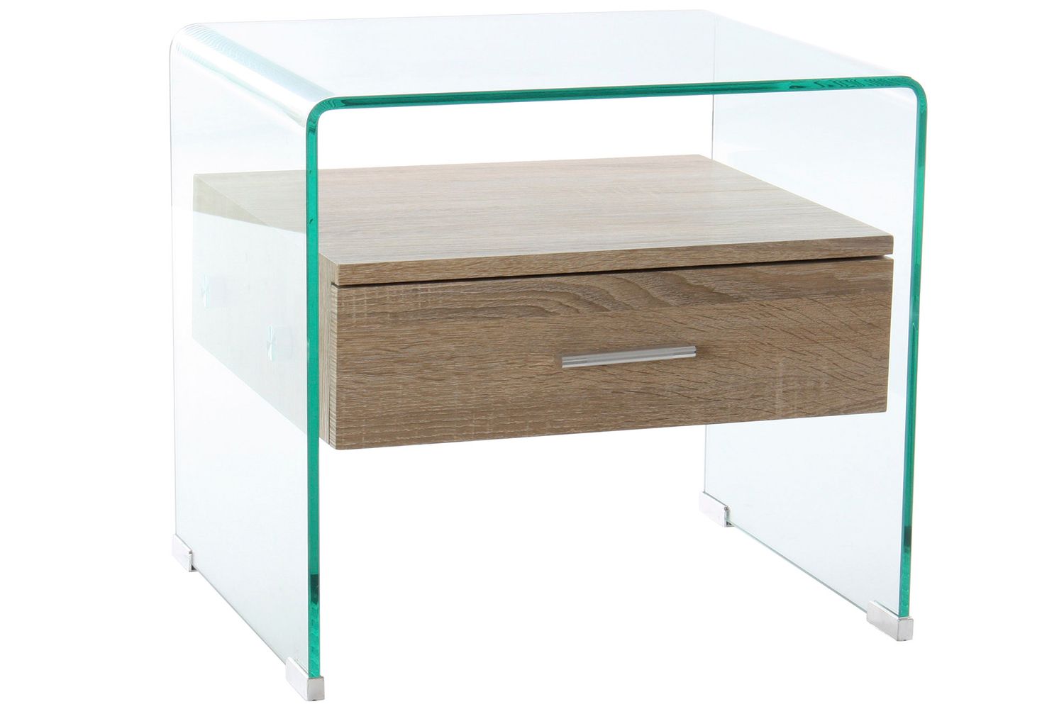 MESITA DE NOCHE CRISTAL