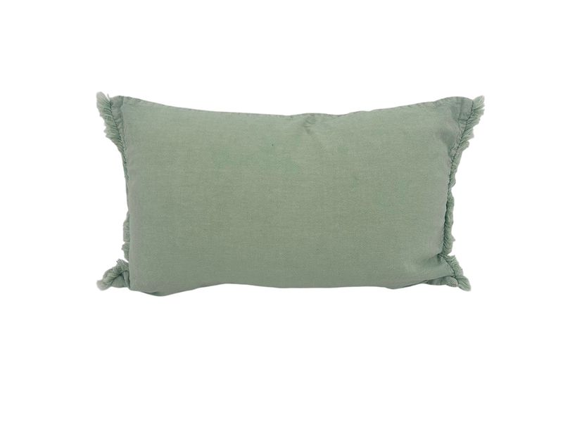 COJIN ALGODON 30X50 VERDE MENTA