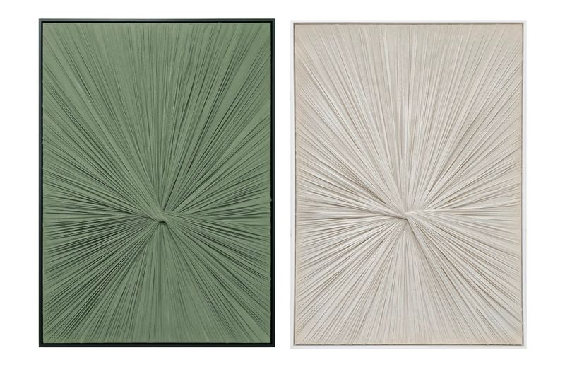 CUADRO LIENZO YESO 83X4,5X123 MODERNO 3D 2 SURT.