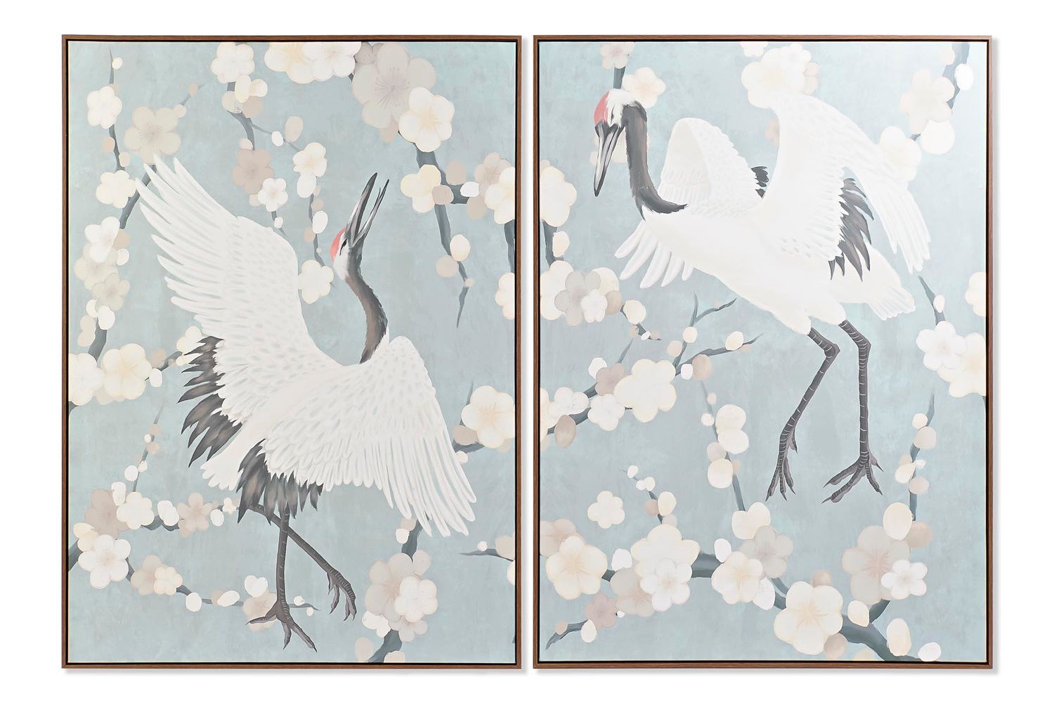 CUADRO PS LIENZO 100X4X140 GARZA ENMARCADO 2 SURT.