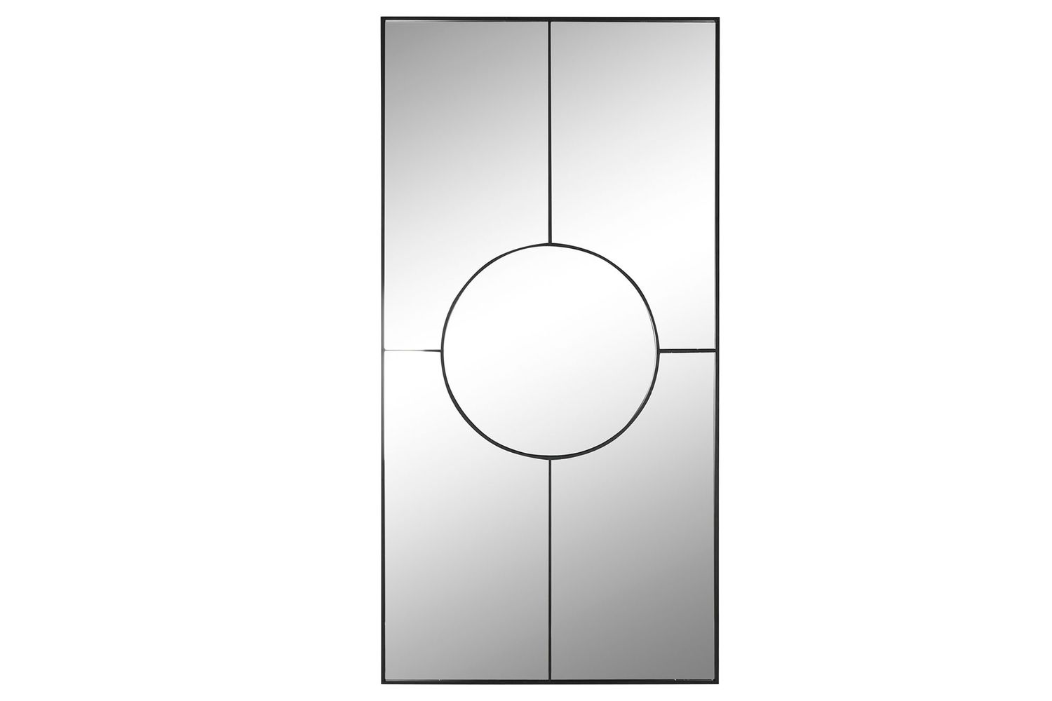 ESPEJO HIERRO CRISTAL 90X2X180 NEGRO ESPEJO HIERRO CRISTAL 90X2X180 NEGRO