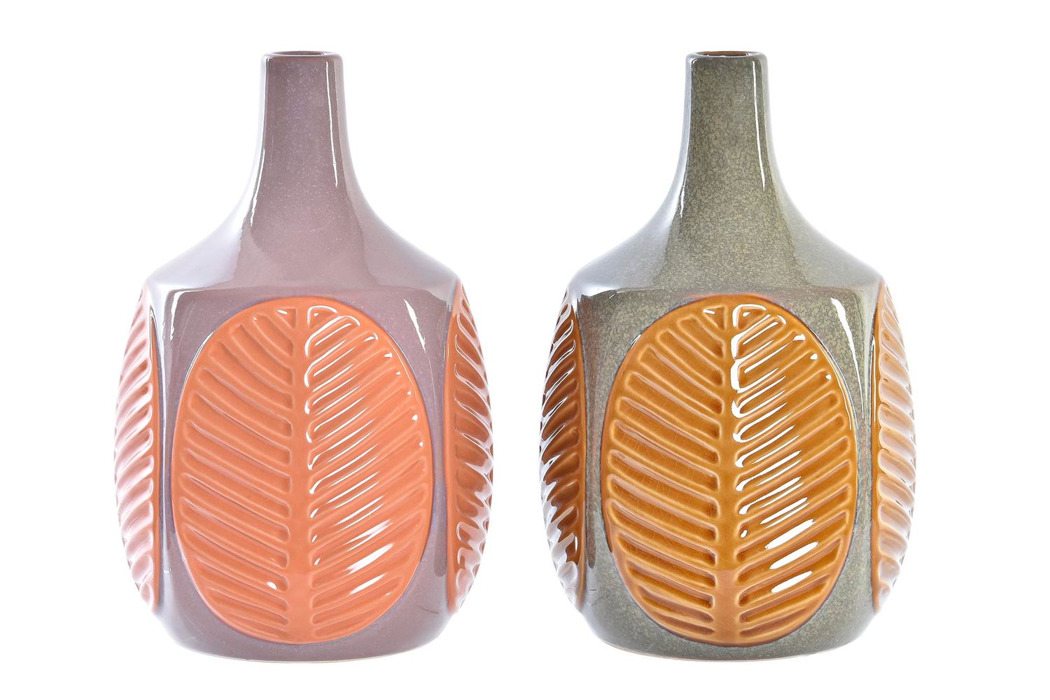 JARRON GRES 17X17X26 HOJA 2 SURT JARRON GRES 17X17X26 HOJA 2 SURT