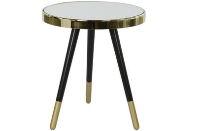 MESITA AUXILIAR ACERO ESPEJO 42,5X42,5X48 DORADO