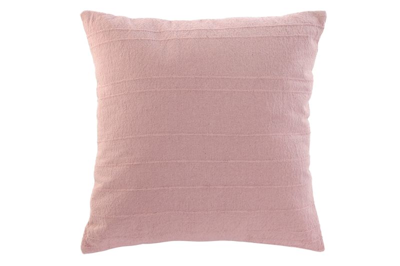 COJIN ALGODON 45X45 ROSA PALO