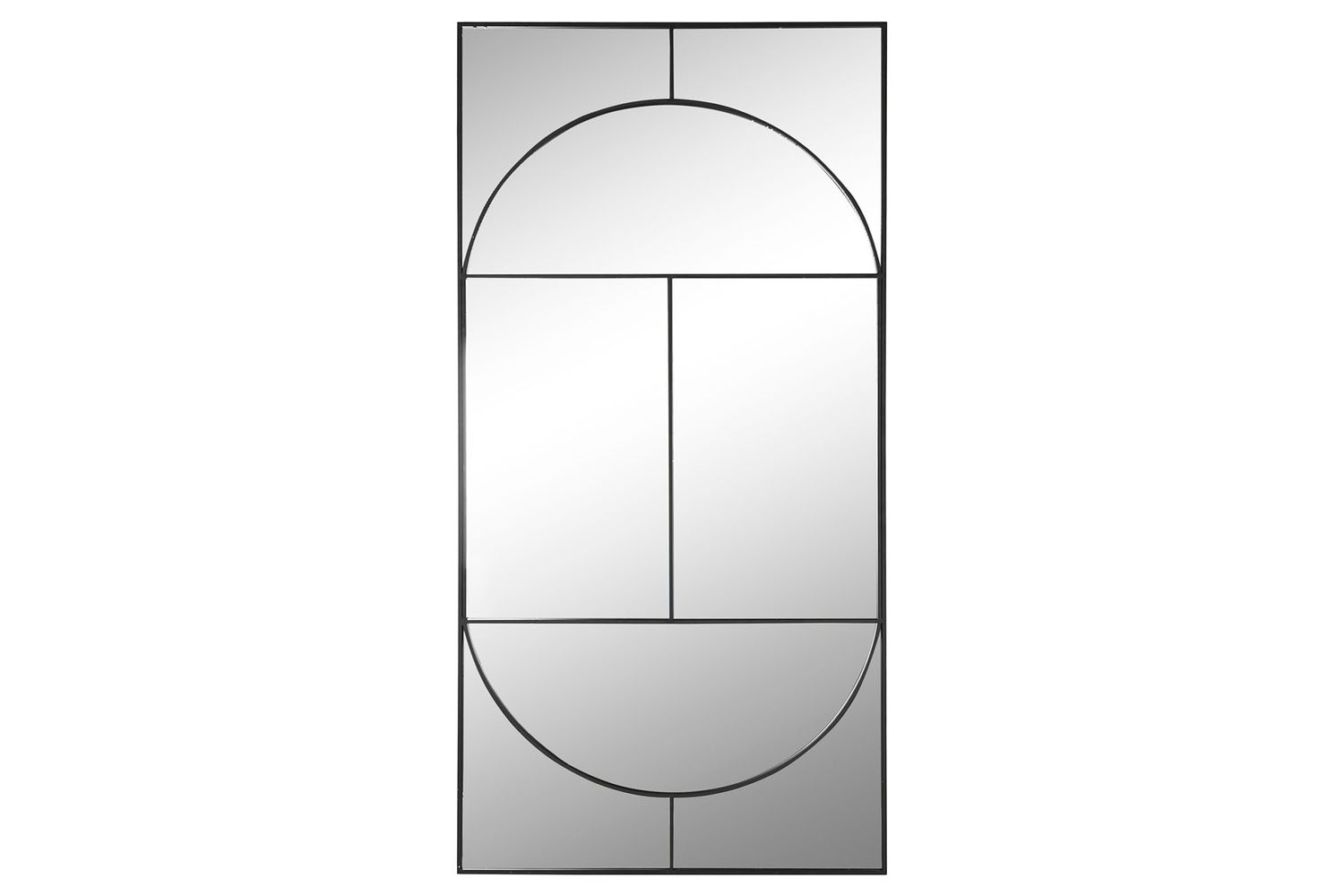 ESPEJO HIERRO CRISTAL 90X2X180 NEGRO