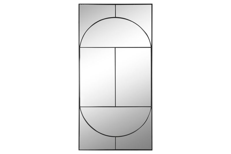 ESPEJO HIERRO CRISTAL 90X2X180 NEGRO