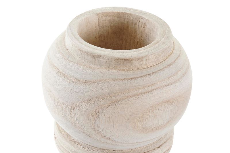 JARRON PAULOWNIA 12X12X26 NATURAL MARRON