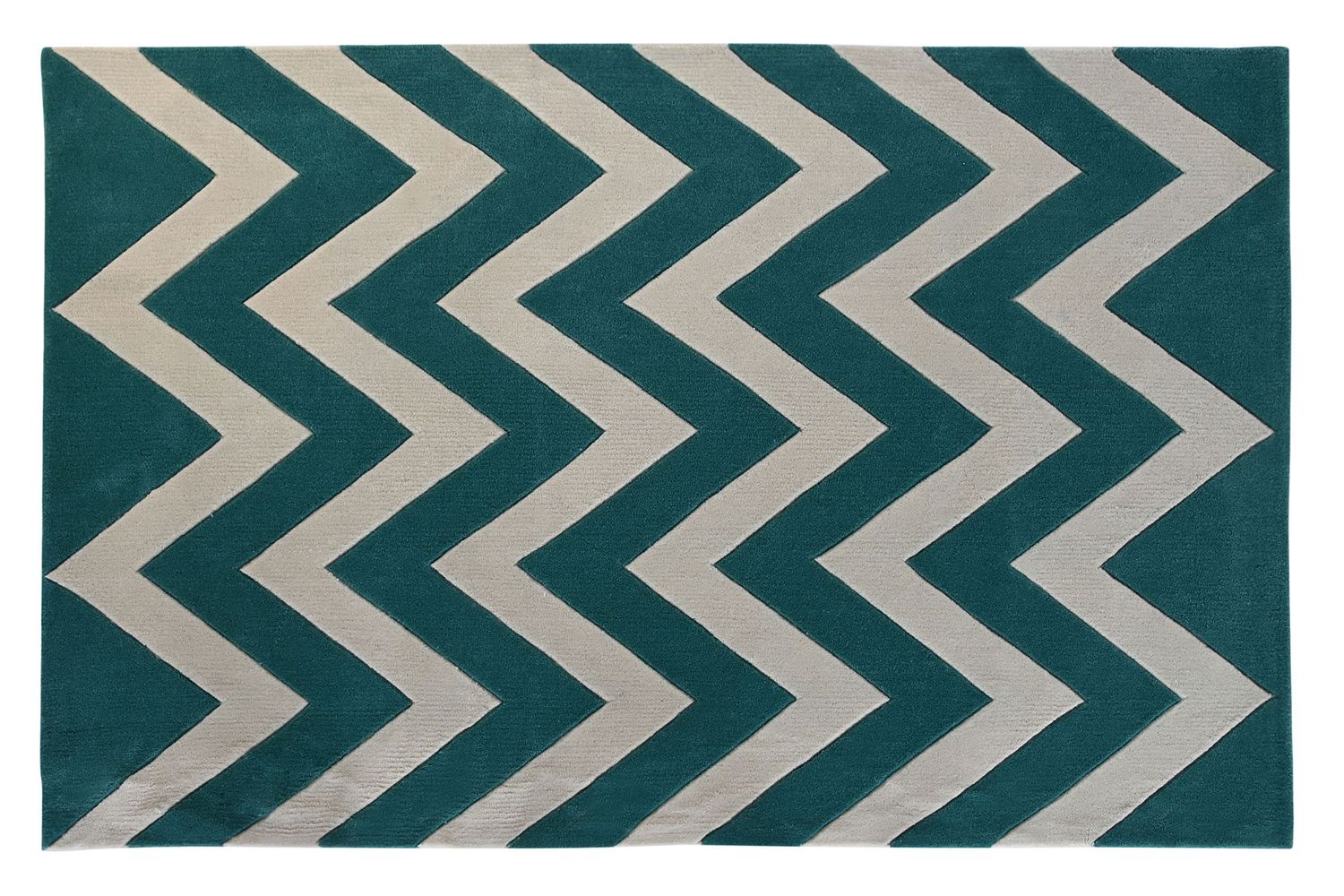 ALFOMBRA POLIESTER 120X180X2 1800 GSM ZIGZAG