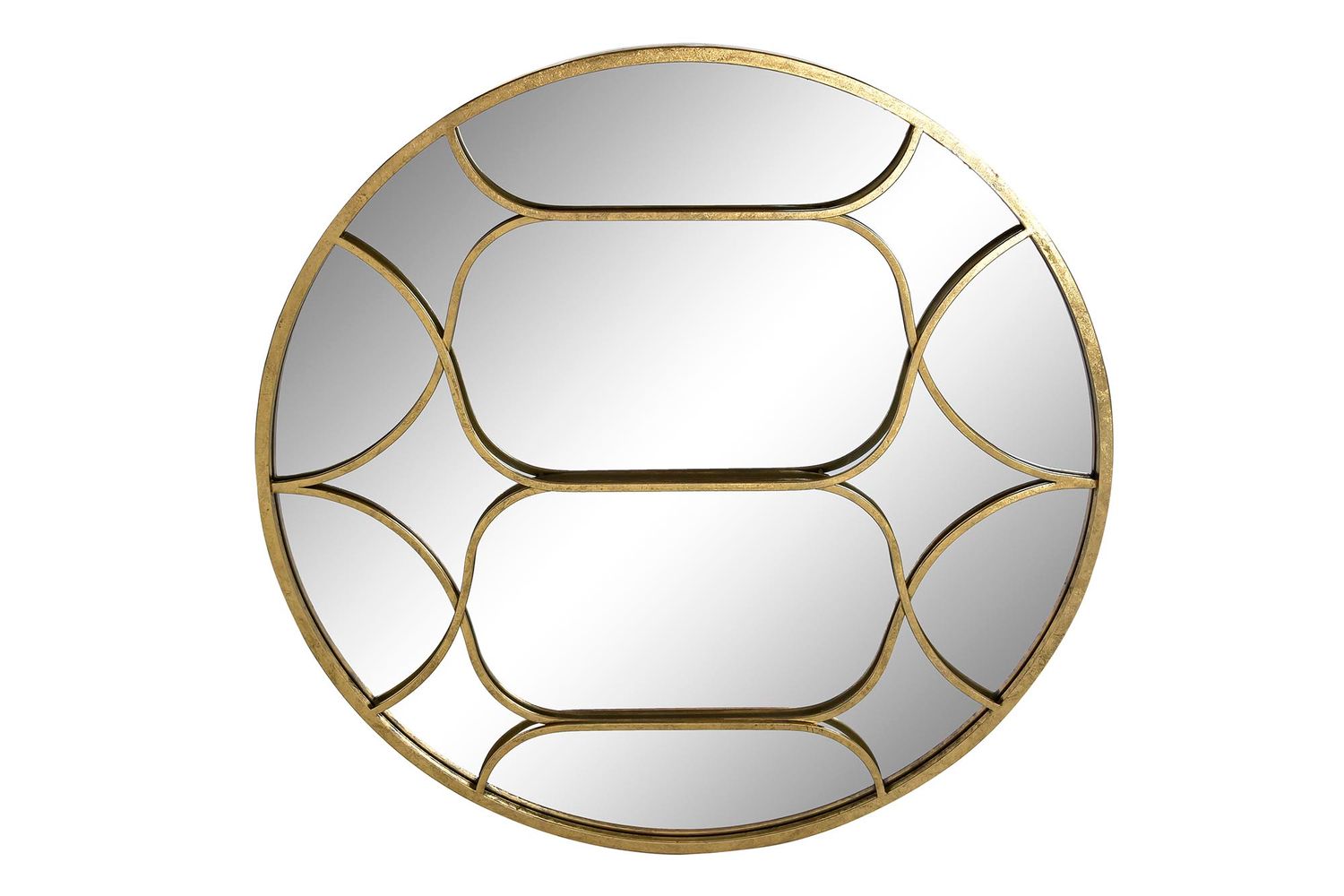 ESPEJO METAL 80X2,5X80 DORADO