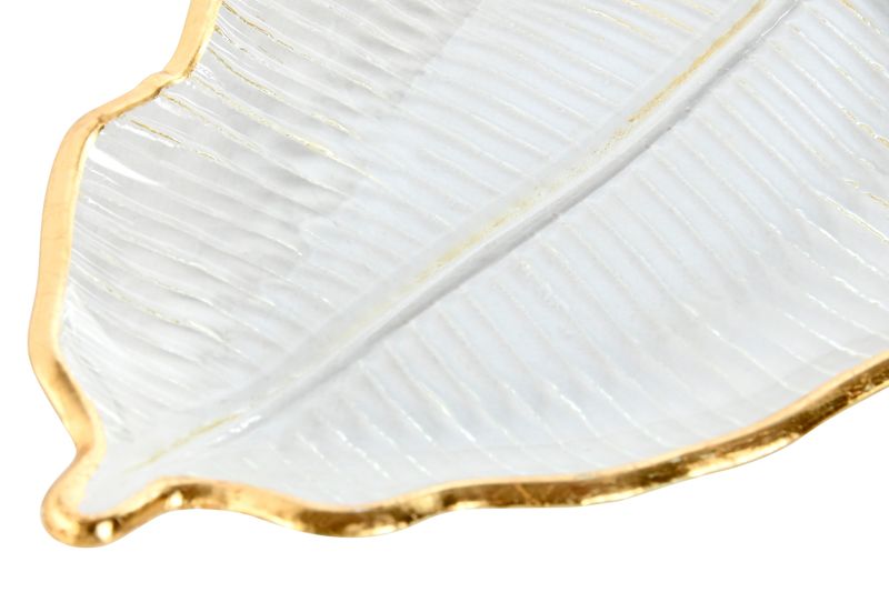 CENTRO MESA CRISTAL 27X15X2 HOJA TRANSPARENTE