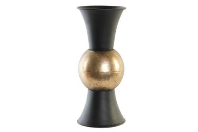 JARRON METAL 14X14X32 NEGRO