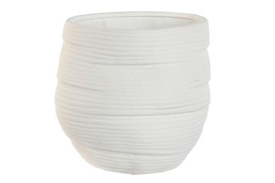 MACETERO CERAMICA 29X29X27 BLANCO