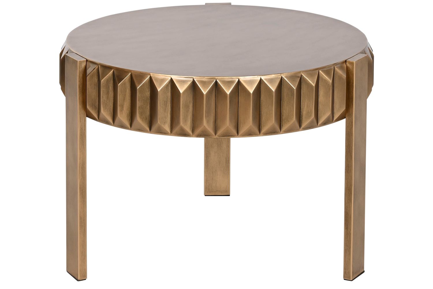 MESITA AUXILIAR METAL 62X62X50 DORADO