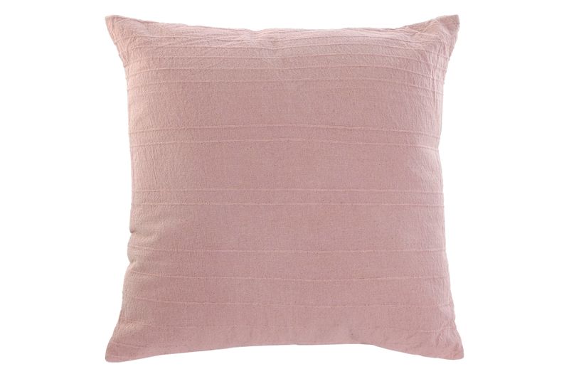 COJIN ALGODON 60X60 ROSA PALO