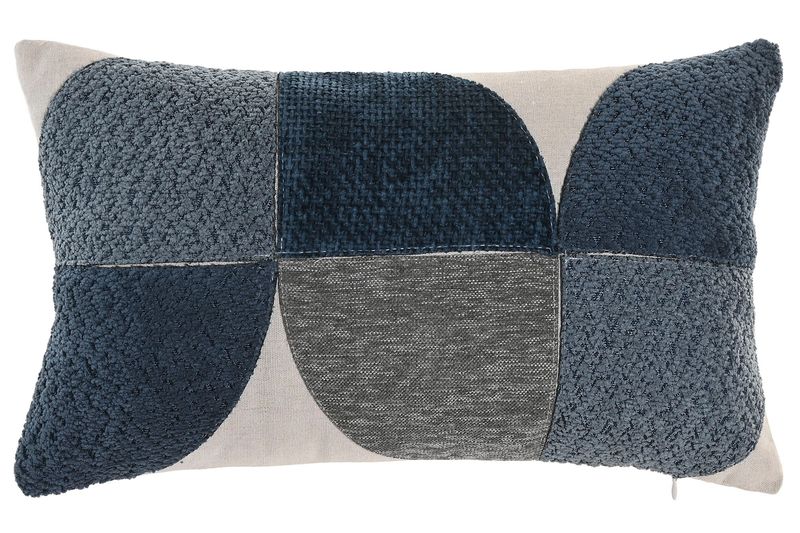 COJIN ALGODON POLIESTER 30X50 GRIS