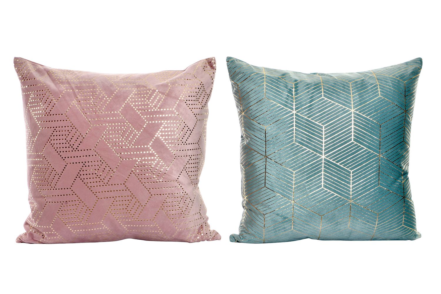 COJIN POLIESTER 45X10X45 45 GR. GEOMETRICO 2 SURT.