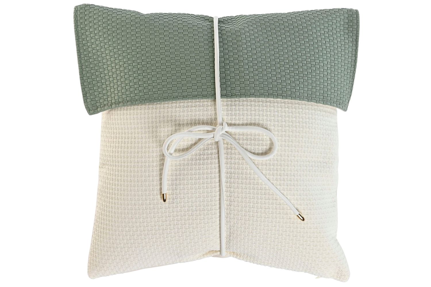 COJIN JACQUARD PU 45X10X45 630 GSM VERDE MENTA