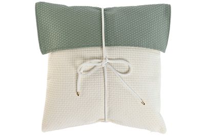 COJIN JACQUARD PU 45X10X45 630 GSM VERDE MENTA