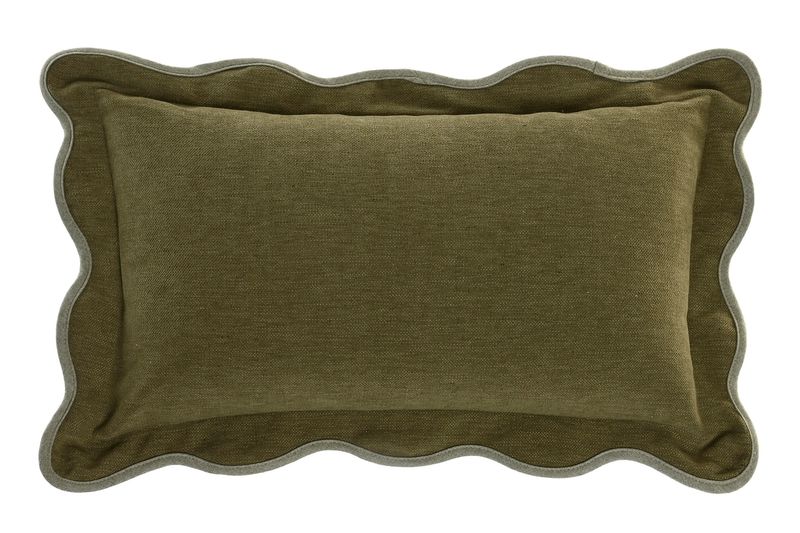 COJIN POLIESTER 50X30 380 GRS FLECOS VERDE