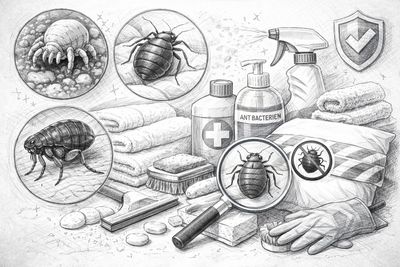 Enhanced hygiene | Mattresses | Cushions | Anti–dust mites | Fleas | Bed bugs |