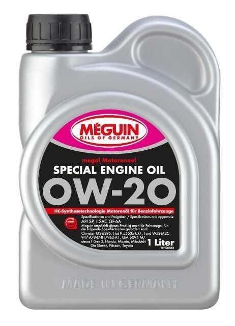 Megol Special Engine Oil SAE 0W-20 - 1L