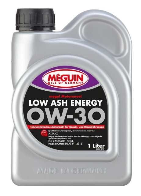 Megol Motorenöl Low Ash Energy SAE 0W-30 - 1L