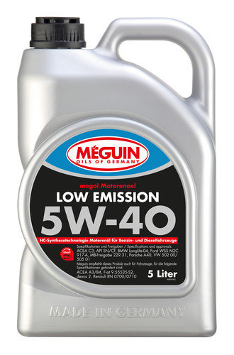 Megol Motorenöl Low Emission SAE 5W-40 - 5L