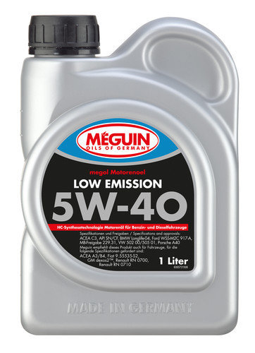 Megol Motorenöl Low Emission SAE 5W-40 - 1L