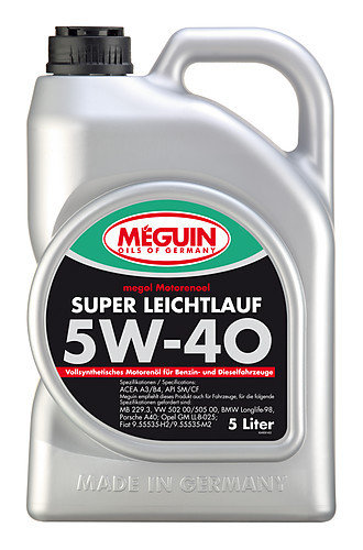 Megol Motorenöl Super Leichtlauf SAE 5W-40 (vollsynth.) - 5L