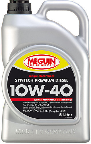 Megol Motorenöl Syntech Premium Diesel SAE 10W-40 - 5L
