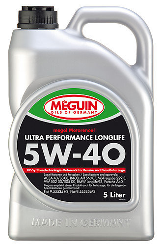 Megol Motorenöl Ultra Performance Longlife SAE 5W-40 - 5L