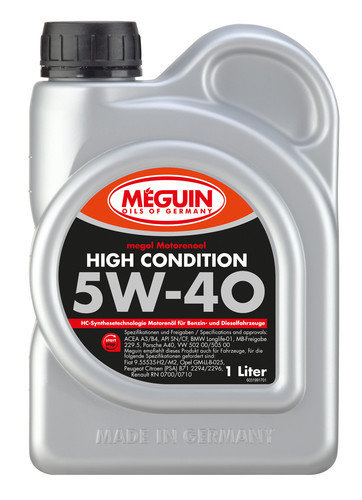 Megol Motorenöl High Condition SAE 5W-40 - 1L