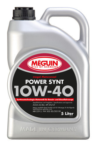 Megol Motorenöl Power Synt SAE 10W-40 - 5L