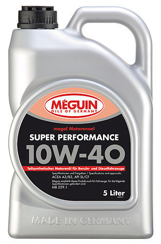 Megol Motorenöl Super Performance SAE 10W-40 (teilsynth.) - 5L