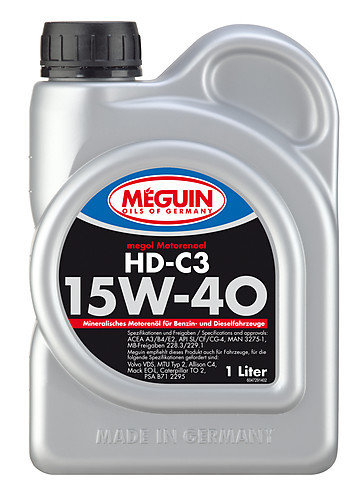 Megol Motorenöl HD-C3 SAE 15W-40 - 1L