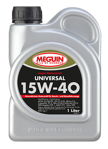 Megol Motorenöl Universal SAE 15W-40 - 1L