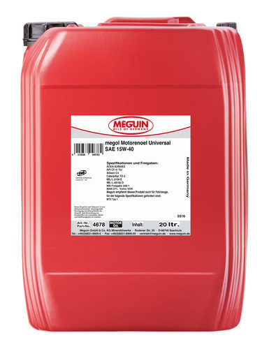 Megol Motorenöl Universal SAE 15W-40 - 20L