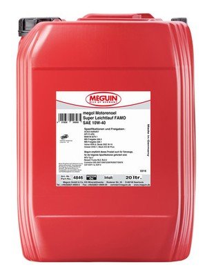 Megol Motorenöl Super Leichtlauf FAMO SAE 10W-40