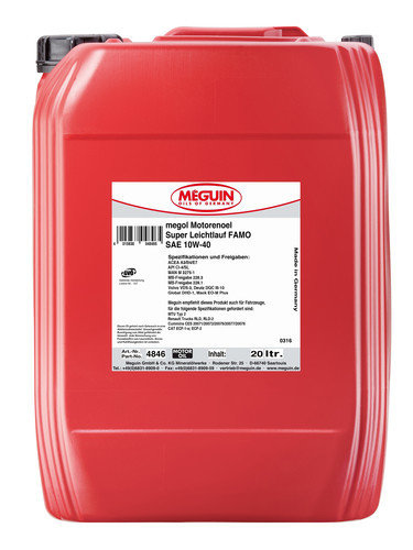 Megol Motorenöl Super Leichtlauf FAMO SAE 10W-40 - 20L