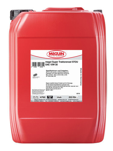 Megol Super Traktorenöl STOU SAE 10W-30 - 20L