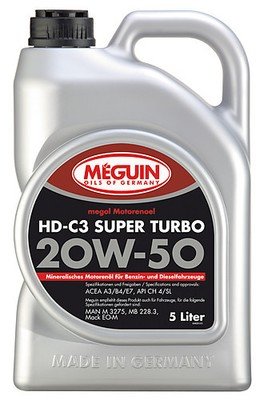 Megol Motorenöl HD-C3 Super Turbo SAE 20W-50