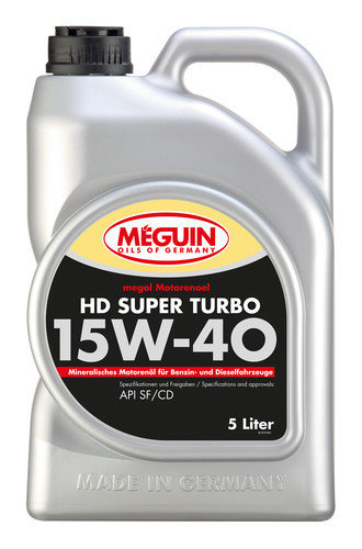 Megol Motorenöl HD Super Turbo SAE 15W-40 - 5L