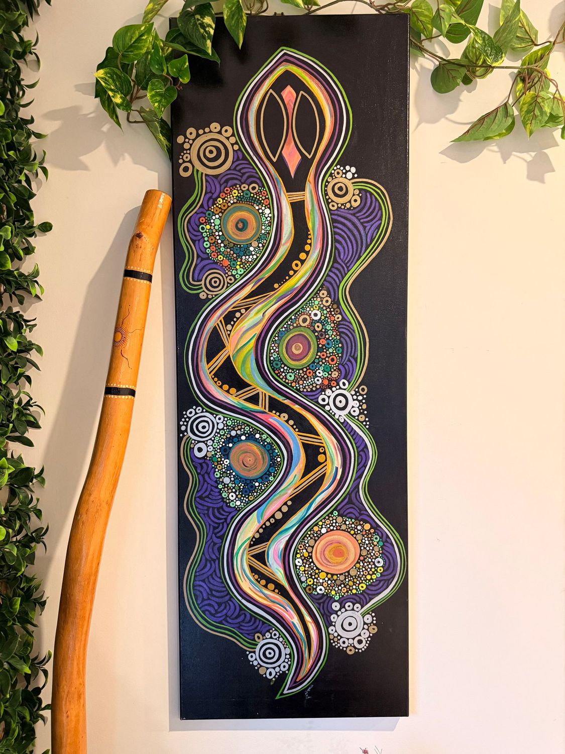 Rainbow Serpent Art