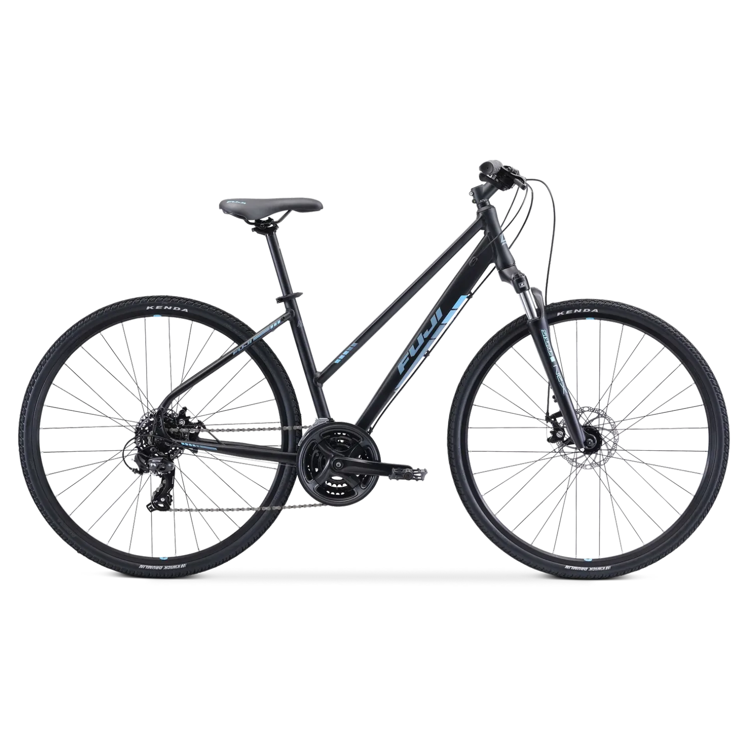 Fuji Traverse 1.7 ST Satin Black/ Cyan