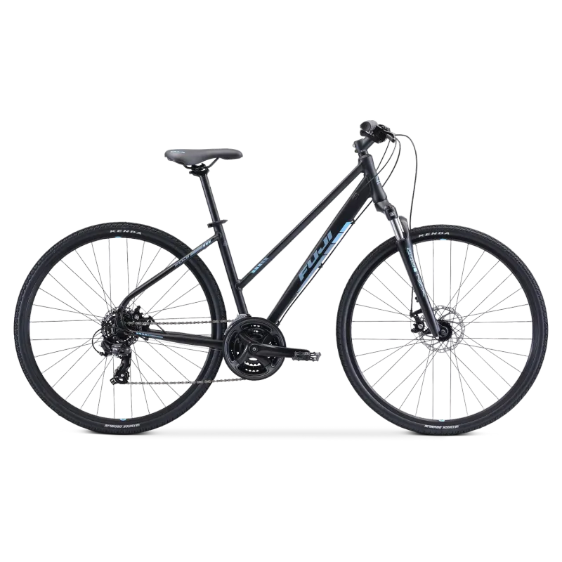 Fuji Traverse 1.7 ST Satin Black/ Cyan