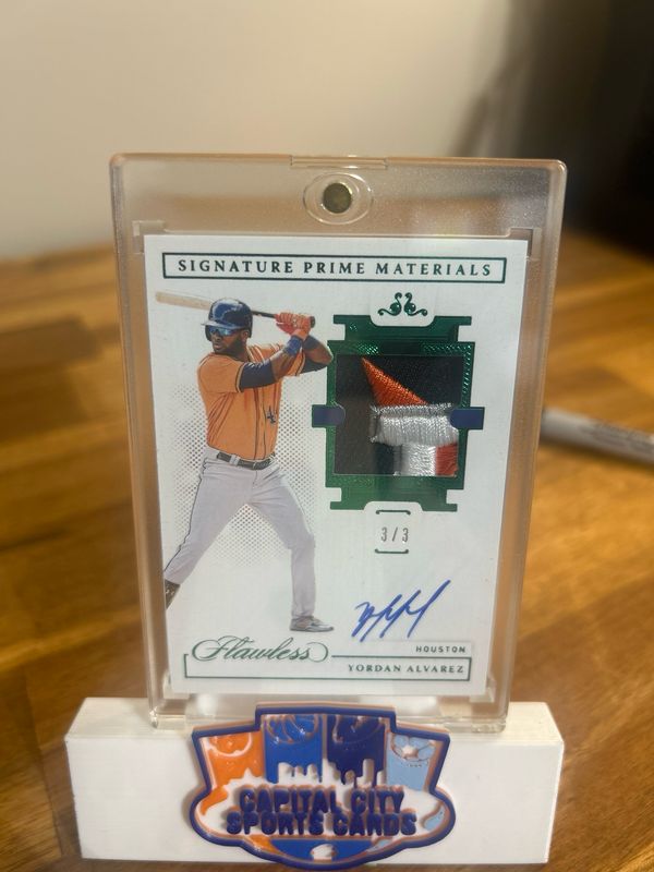 Yordan Alvarez 2021 Panini Flawless SPM-YA