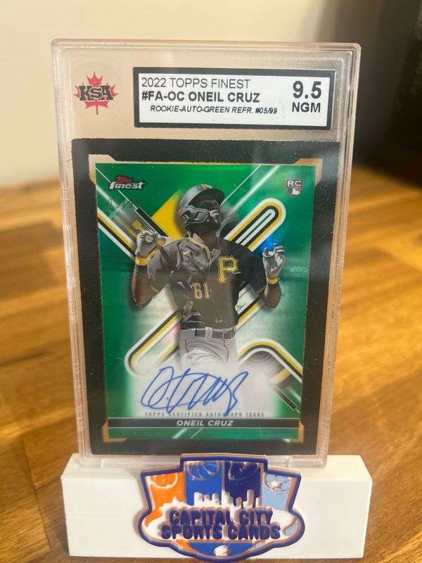 Oneil Cruz 2022 Topps Finest FA-OC
