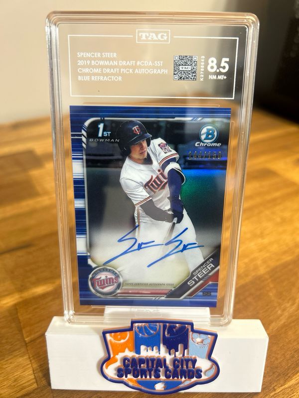 Spencer Steer 2019 Bowman Chrome CDA-SST