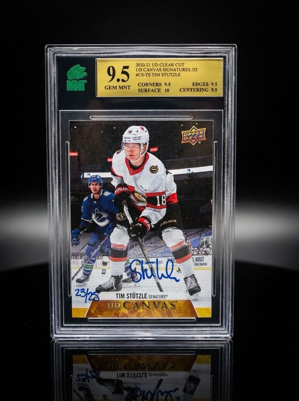 Tim Stutzle 2020-21 Upper Deck Clear Cut CS-TS