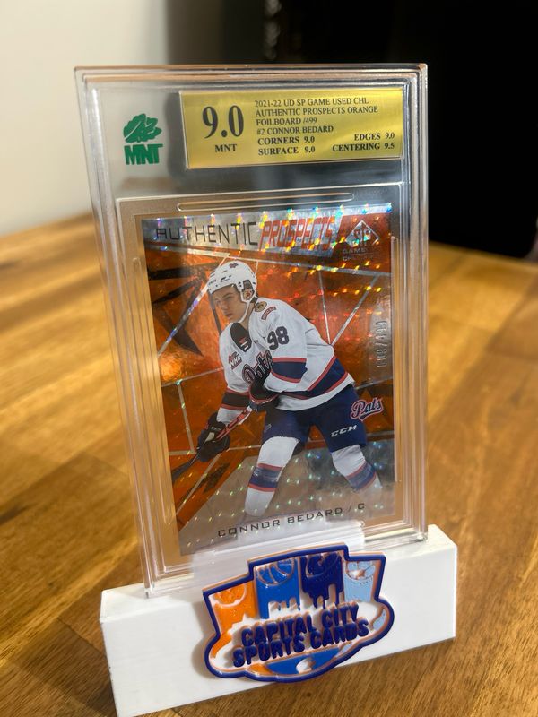 Connor Bedard 2021-22 Upper Deck SP Game Used 2